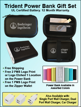 Trident Power Bank Zipper Wallet Gift Set